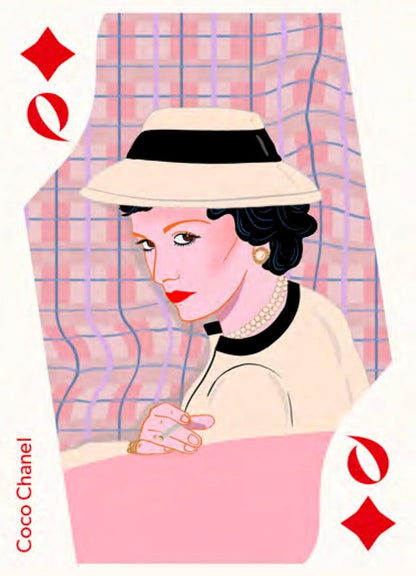 Catwalk Icons: Book & Playing Cards