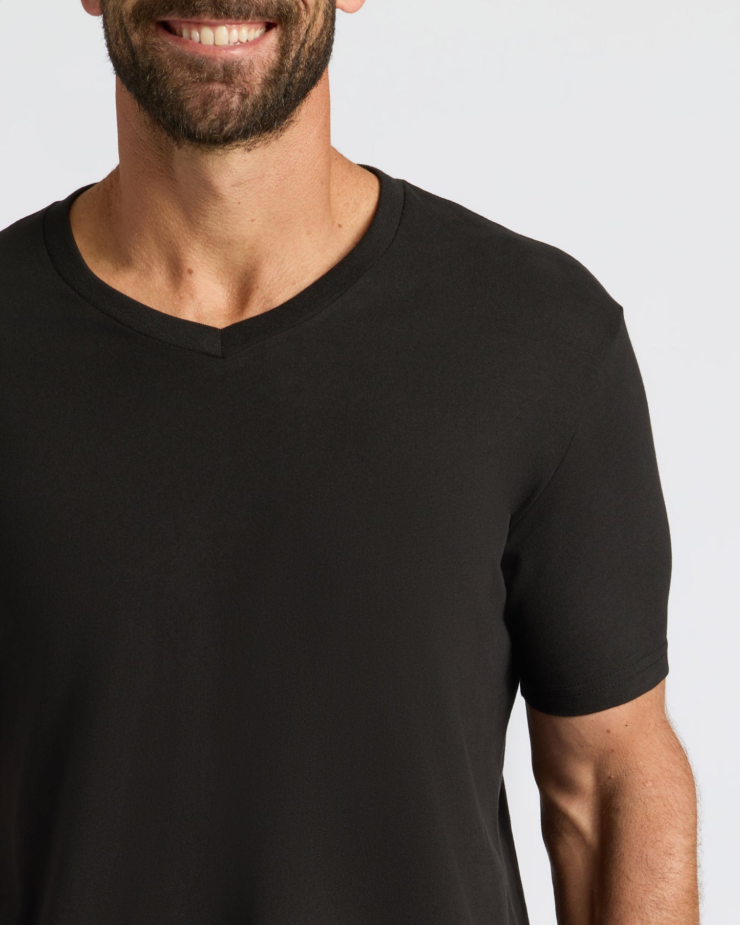 All Black Classic V-Neck 10-Pack