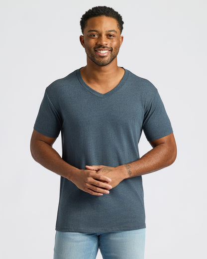 All White Classic V-Neck 10-Pack