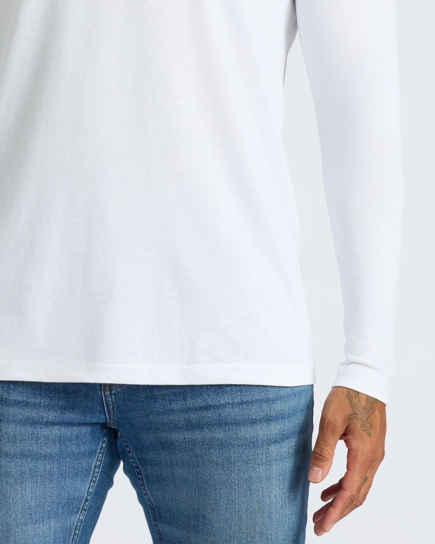 Black & White Classic Long Sleeve Crew Neck 10-Pack