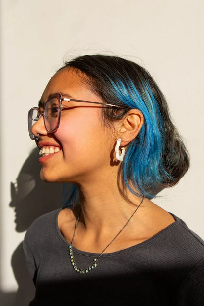 Daisy Hoop Earrings