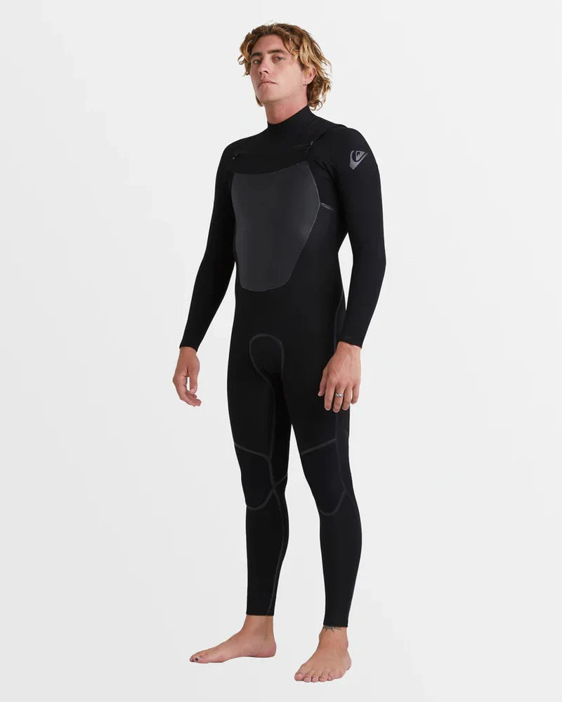3/2 Marathon Sessions Chest Zip Fullsuit - Black