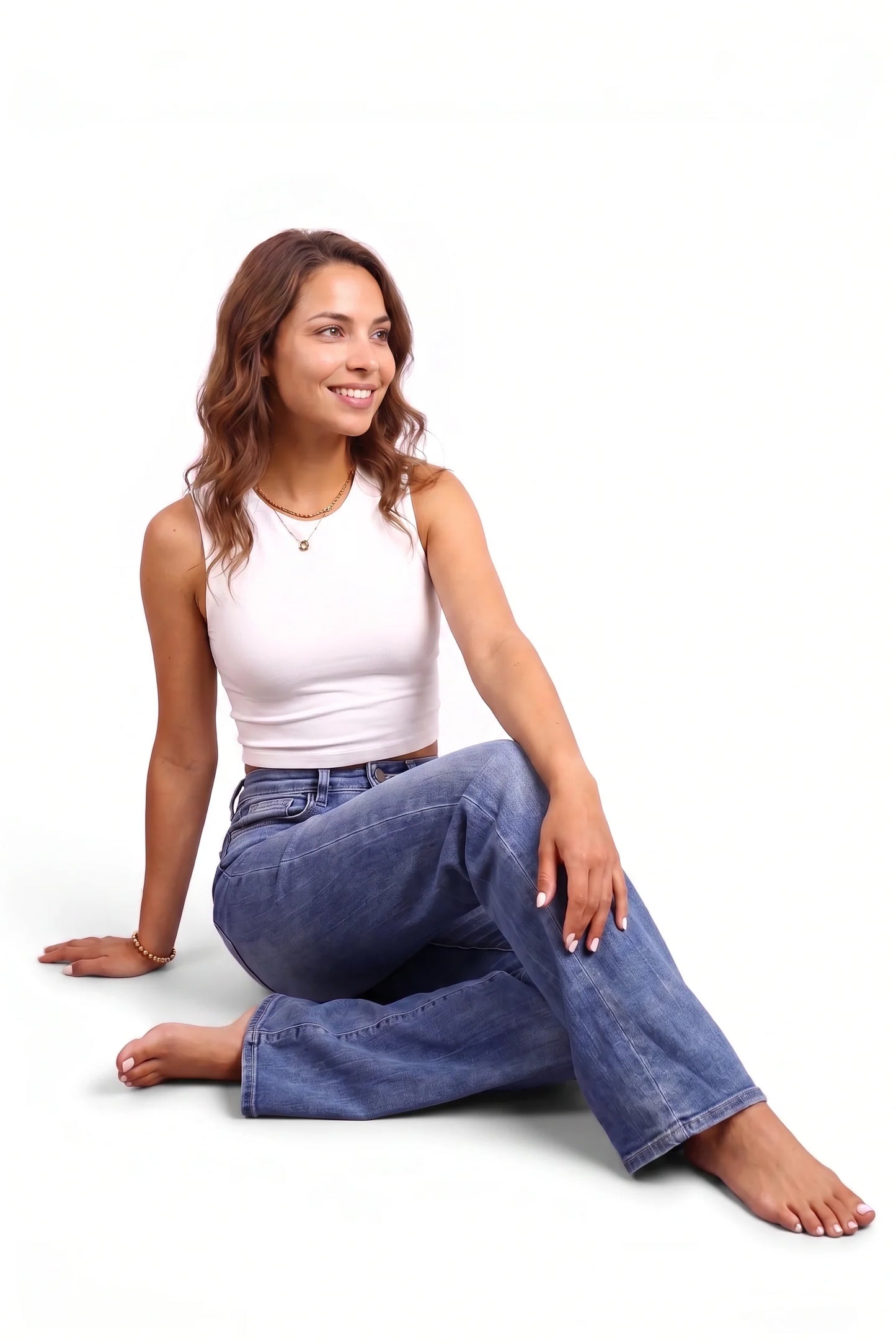 The Brynn High-Rise Tummy Control Flare Leg Jeans