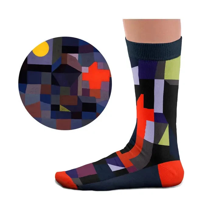 Fire At Full Moon Socks