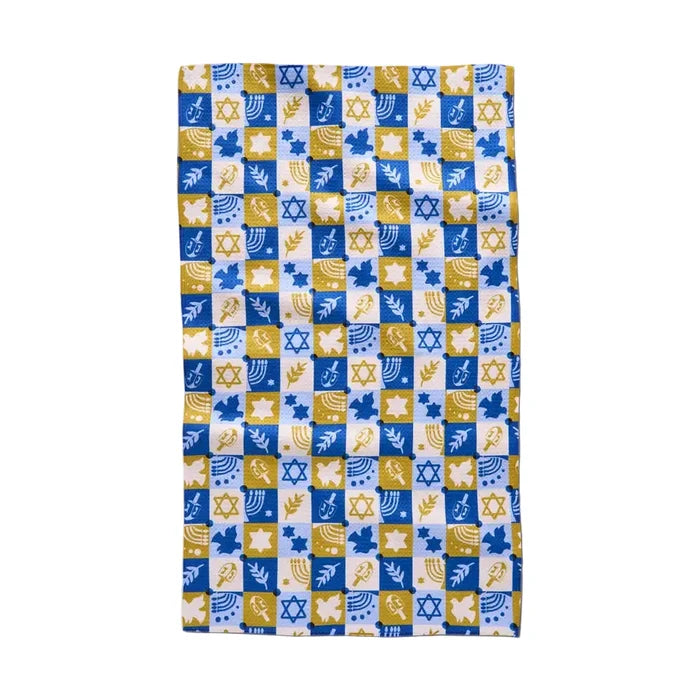 Geometry Holiday Tea Towels