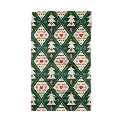 Geometry Holiday Tea Towels