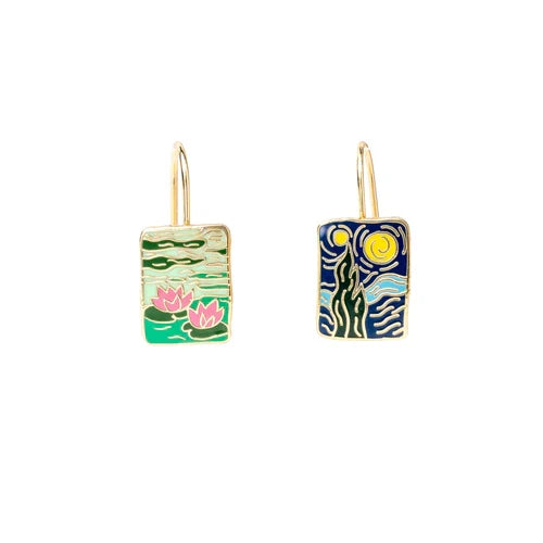 Impressionist Drop Earrings