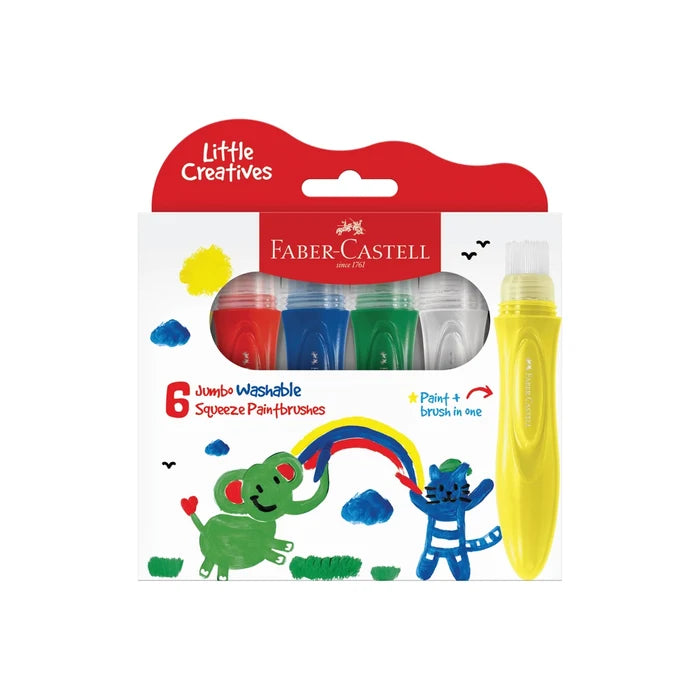 Little Creatives Jumbo Squeezing Paintbrushes