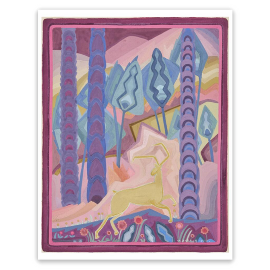 Marguerite Zorach "Deer in the Forest" Made-to-Order Print