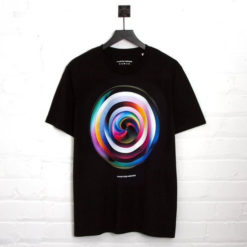 Orbital 003 Front Print - Tshirt - Black