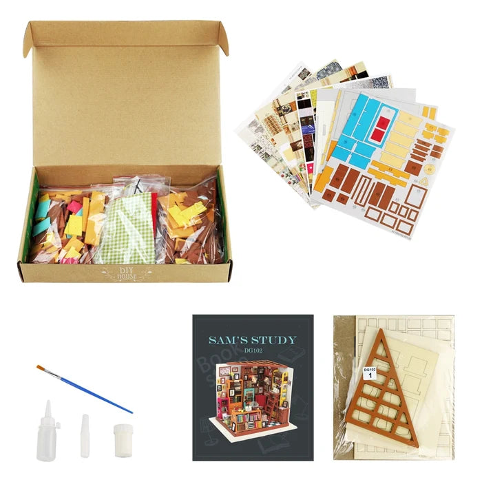 Sam's Study Miniature Room Kit