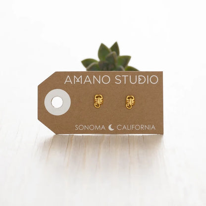 Scorpion Stud Earrings
