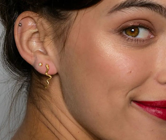 Serpent Stud Earrings