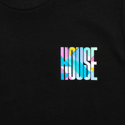 Solstice Higher House Back Print - Tshirt - Black