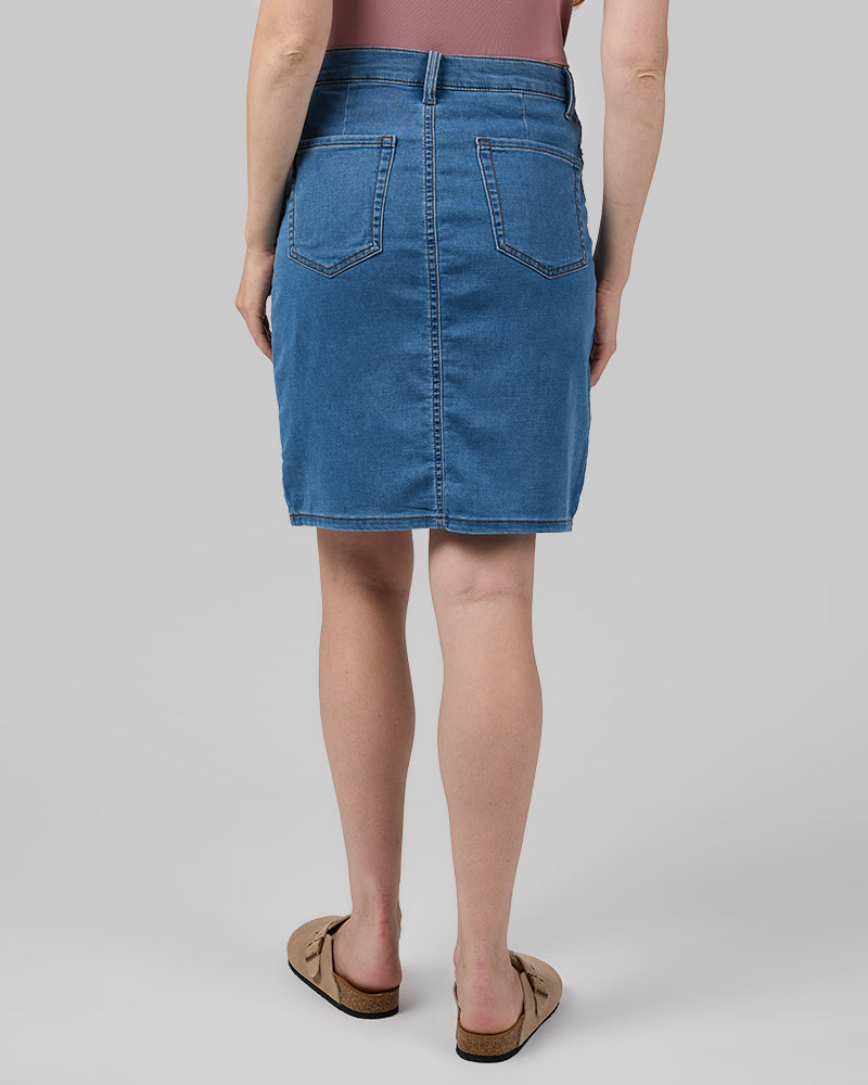 WOMEN'S STRETCH COMFORT JEAN SKIRT