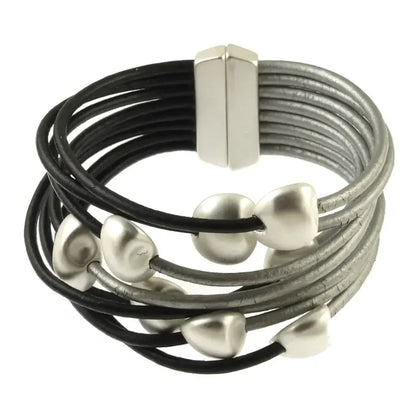 Two Tone Gradient Metal Bracelet