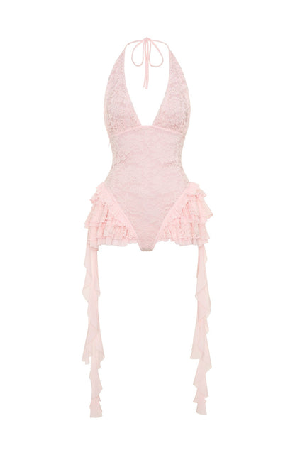Found My Rhythm Playsuit Dusty Pink