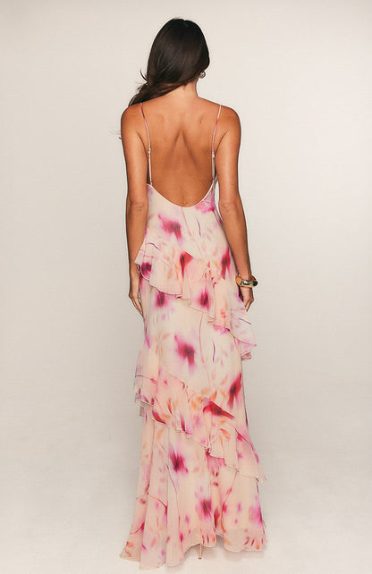 Garden Serenade Maxi Dress Champagne Hour
