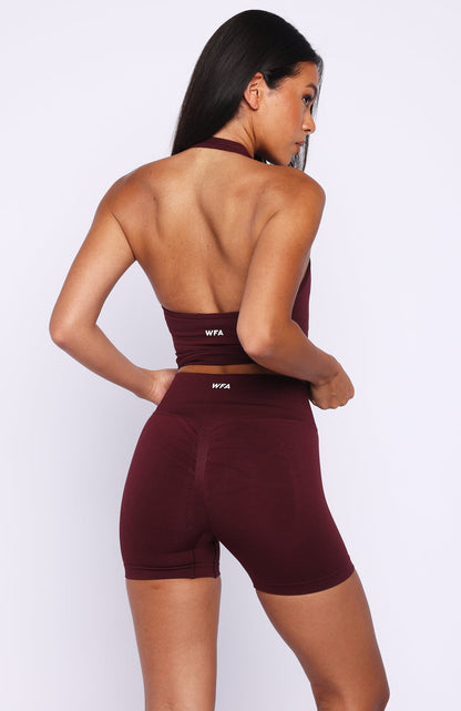 Grit Seamless Active Tank Merlot