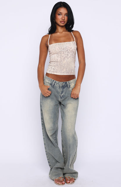 Hung Up On You Cami Top Blush Safari