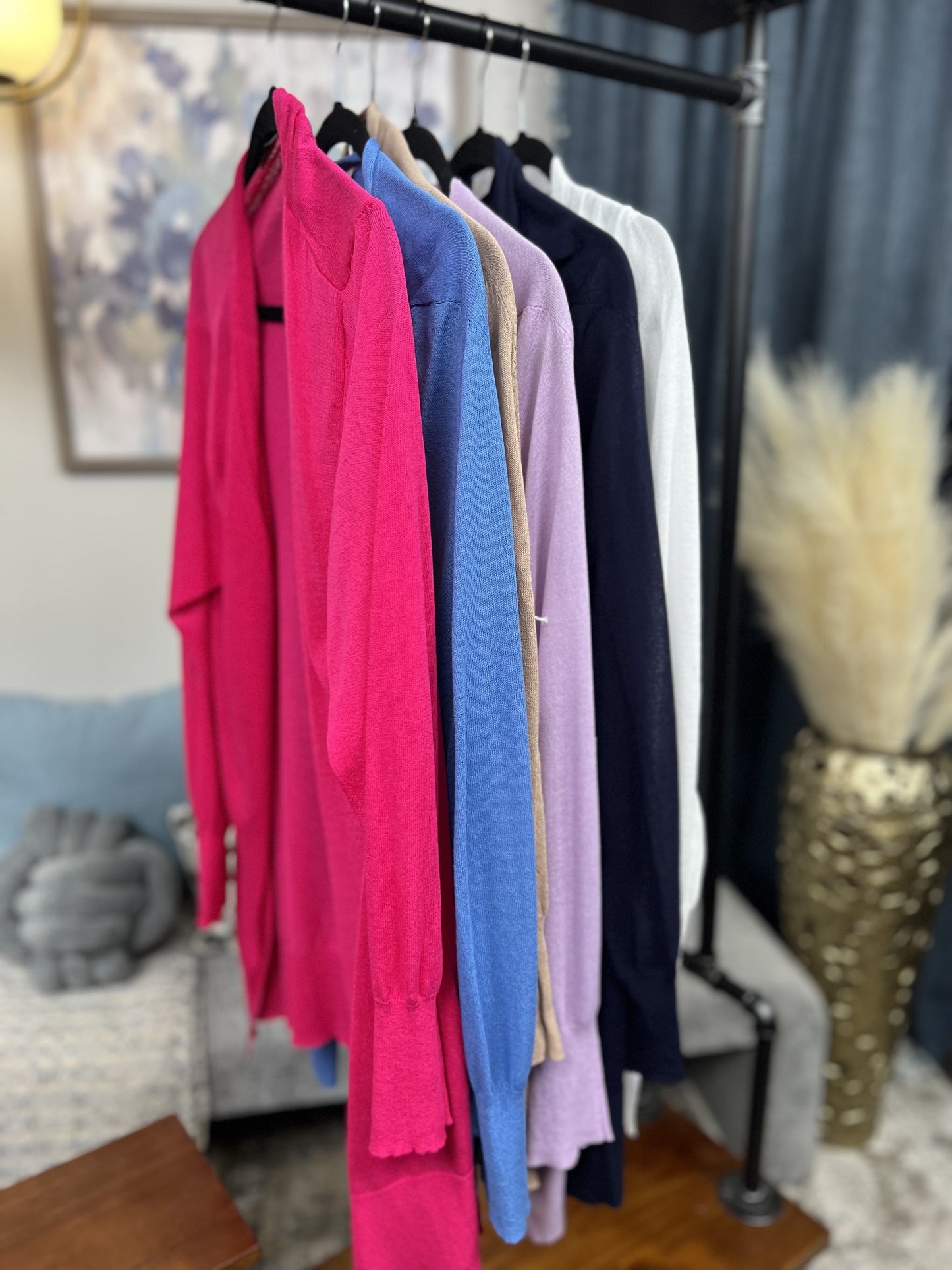 Girls Weekend Women's Sheer Lightweight Cardigan